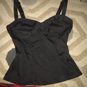 Corset top fits like a small